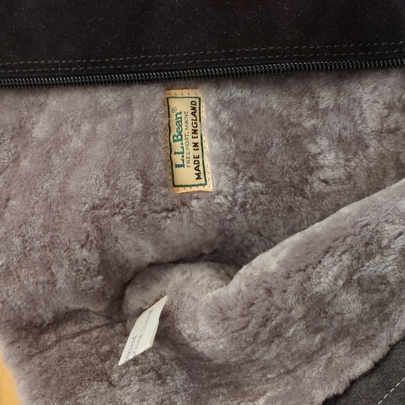 L.L. Bean shearling and suede boots. Made in England. - Picture 7 of 8